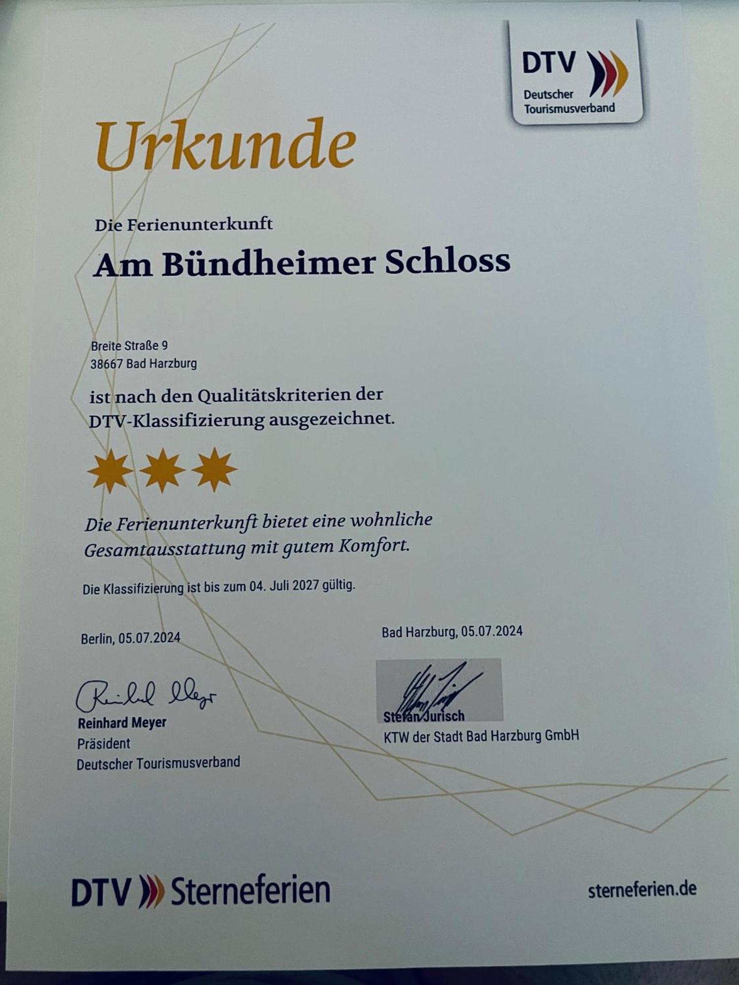 Ferienwohnung Am Buendheimer Schloss Бад Харцбург Екстериор снимка